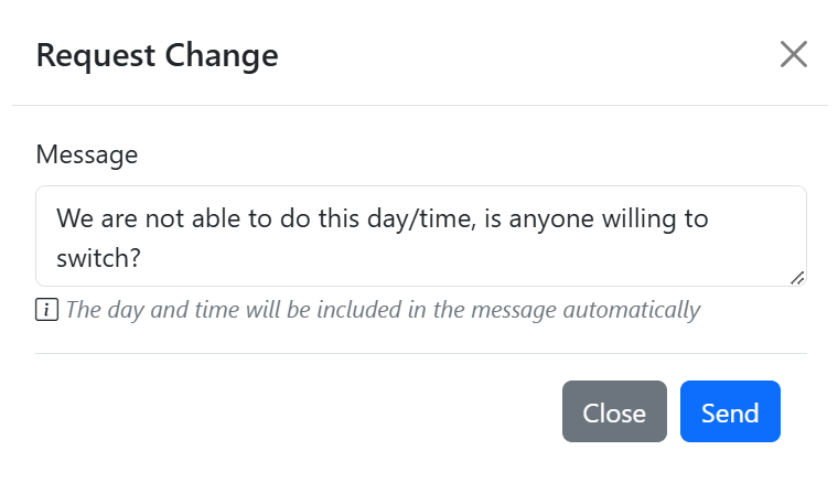 change request